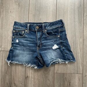 Denim Distressed Women's Shorts